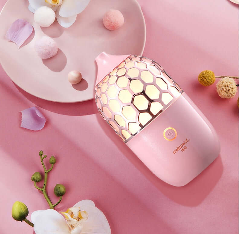 Asakusa Pink Aroma Diffuser – Quiet Ultrasonic Aromatherapy for Home