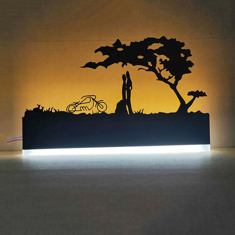 Nordic LED Acrylic Wall Light – Modern Minimalist Décor
