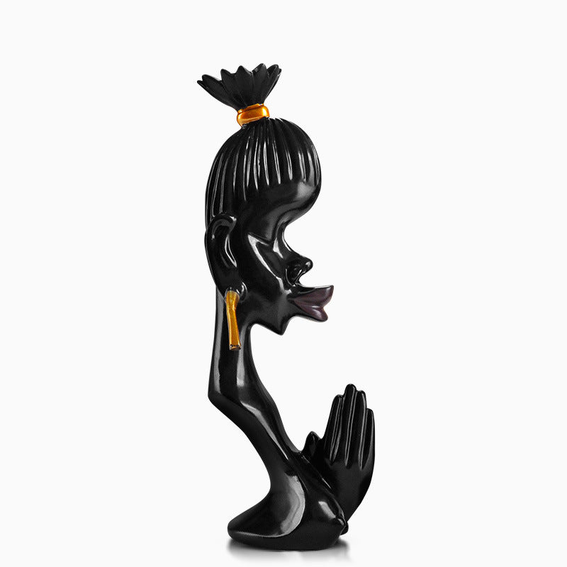 Black Couple Ornament