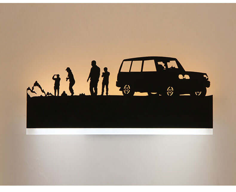 Nordic LED Acrylic Wall Light – Modern Minimalist Décor