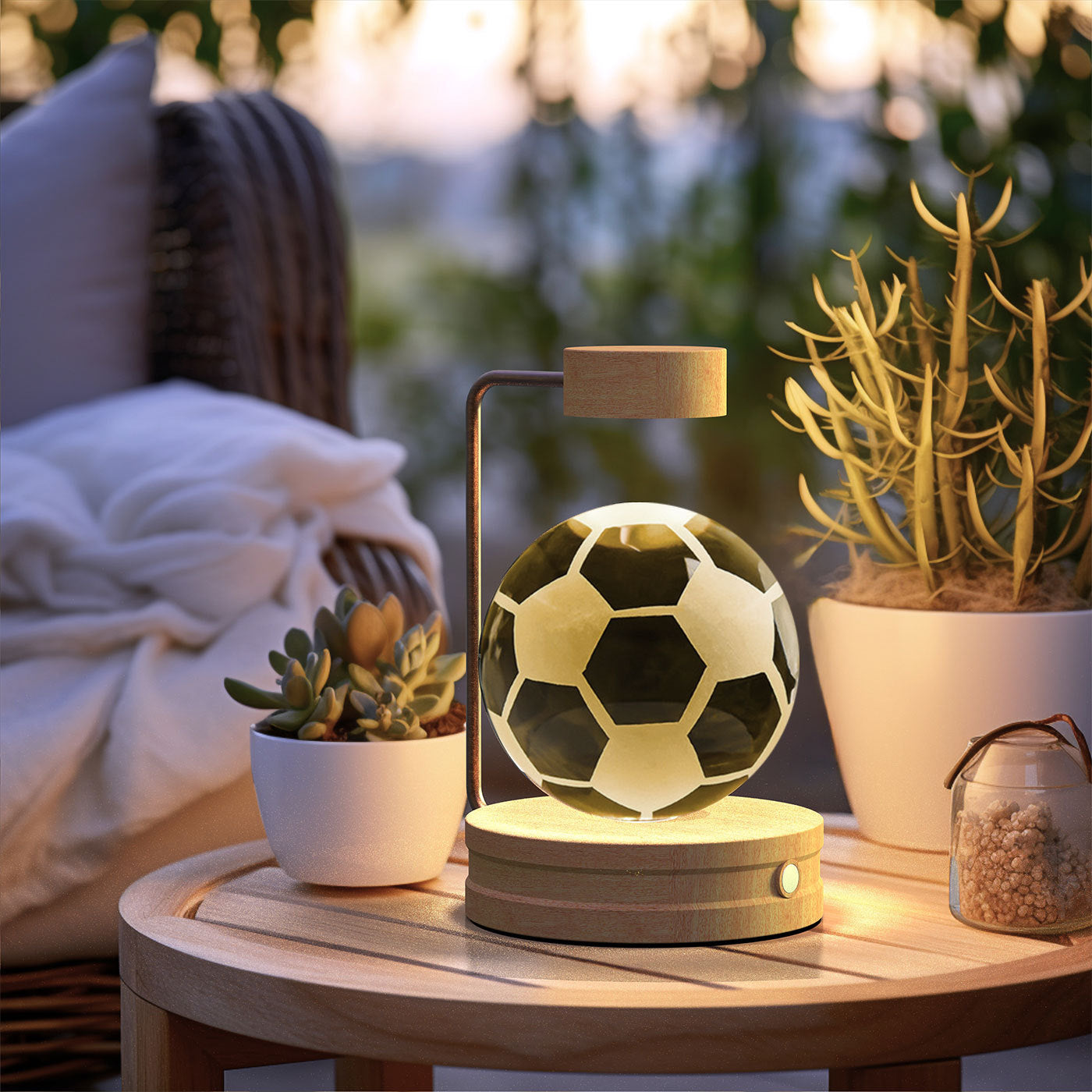 3D Dinosaur Night Light – Crystal Ball USB Lamp for Kids
