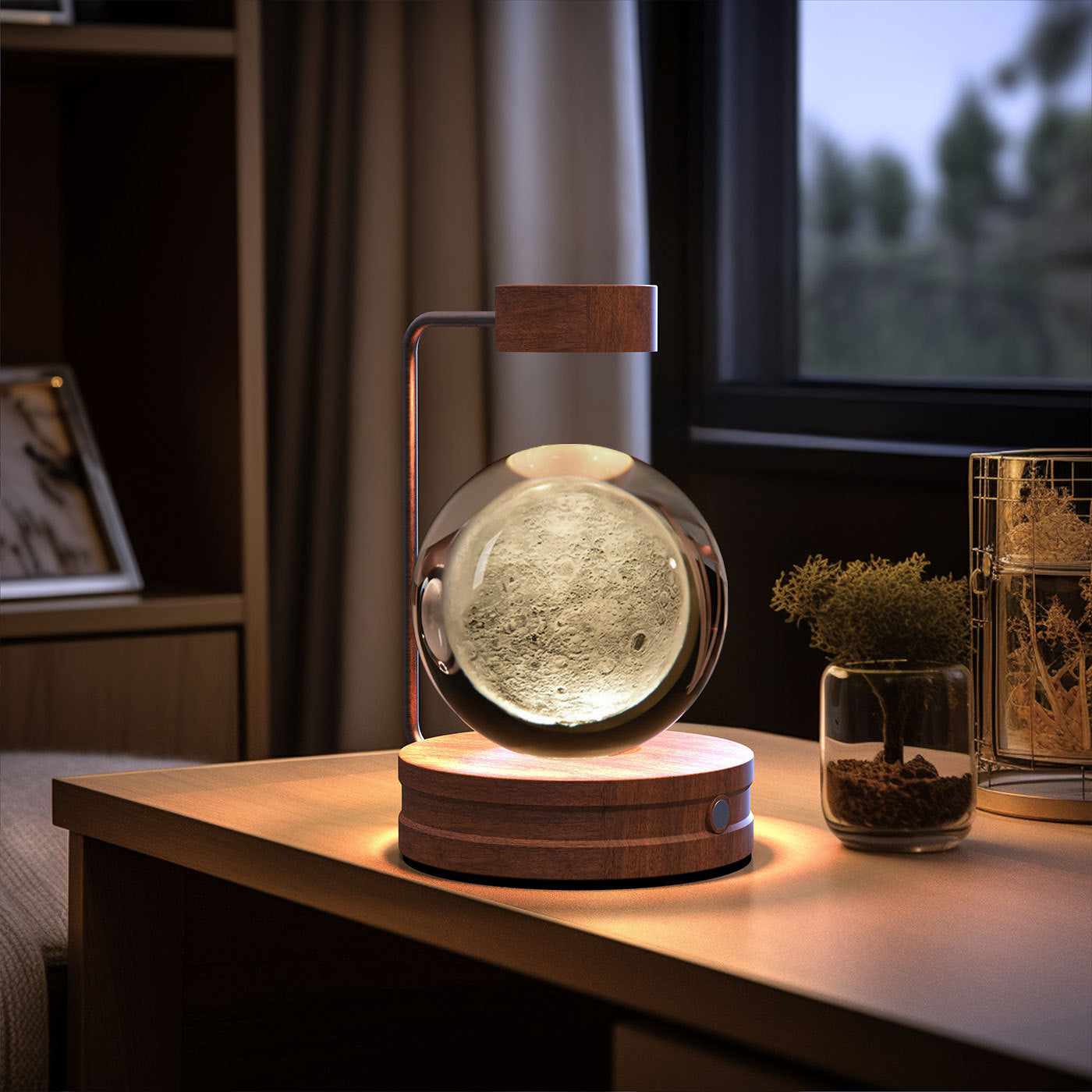 3D Dinosaur Night Light – Crystal Ball USB Lamp for Kids