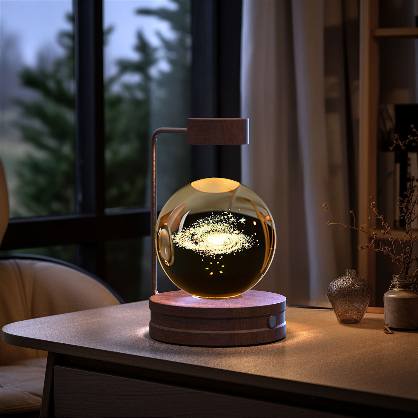 3D Dinosaur Night Light – Crystal Ball USB Lamp for Kids