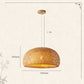Handwoven Bamboo Pendant Light