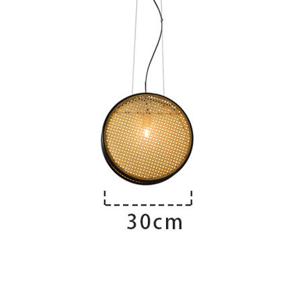 Nordic Solid Wood Ball Chandelier