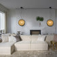 Nordic Solid Wood Ball Chandelier