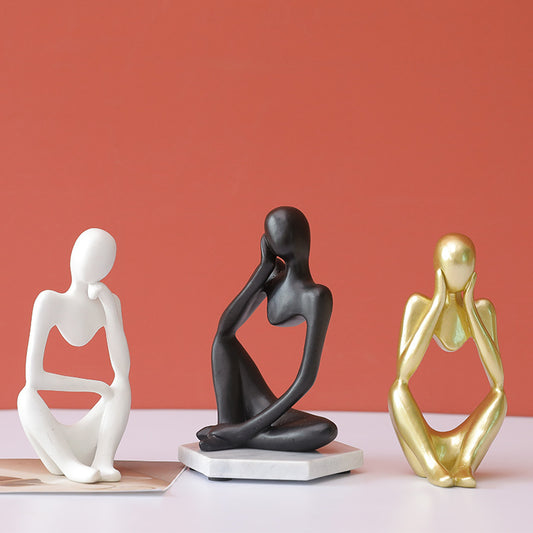 Modern Luxury Resin Sculpture Decor