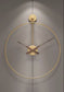 Nordic Minimalist Wall Clock – Luxury Silent Living Room Décor