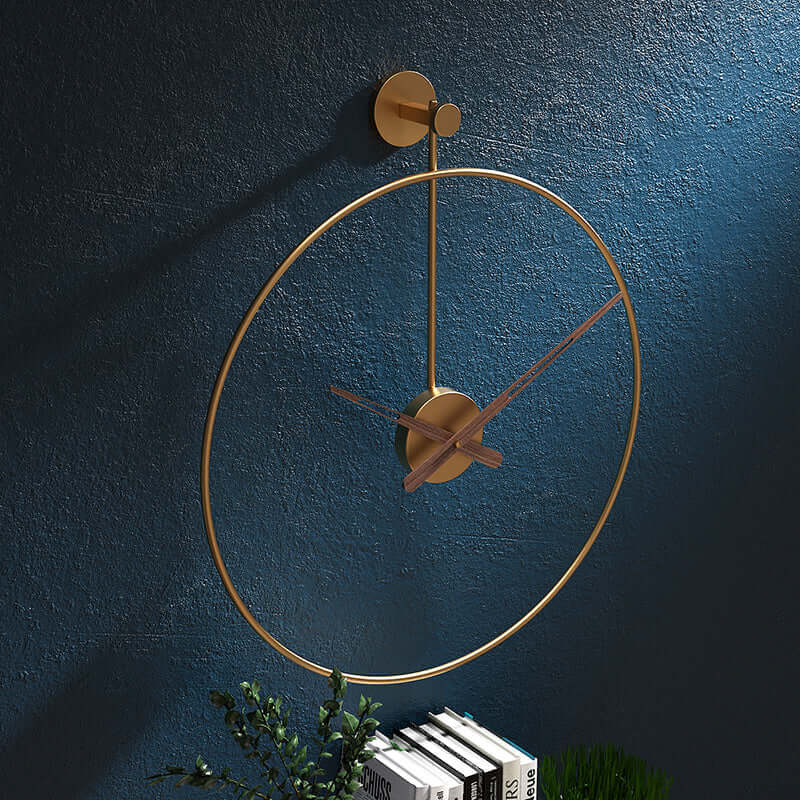 Nordic Minimalist Wall Clock – Luxury Silent Living Room Décor