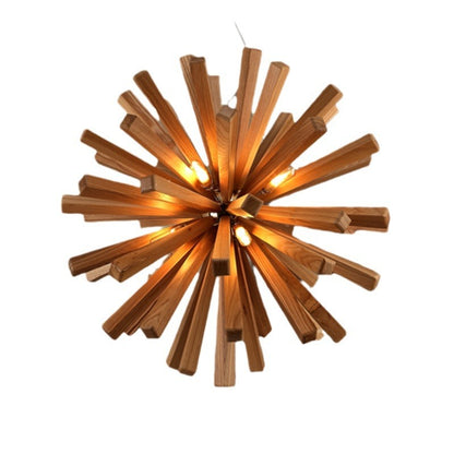 Nordic Solid Wood Pendant Chandelier
