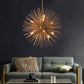 Dandelion Ball Chandelier – Sea Urchin Geometric Pendant Light