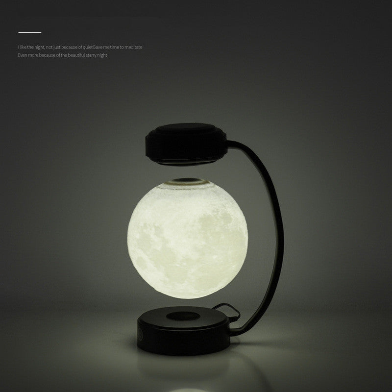 3D Levitating Moon Lamp – Magnetic Floating LED Night Light