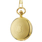 Vintage Floral Skeleton Mechanical Pocket Watch