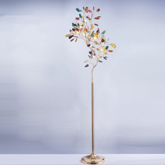 Nordic Agate Tree Branch Floor Lamp