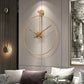 Nordic Minimalist Wall Clock – Luxury Silent Living Room Décor