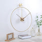 Nordic Minimalist Wall Clock – Luxury Silent Living Room Décor