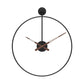 Nordic Minimalist Wall Clock – Luxury Silent Living Room Décor